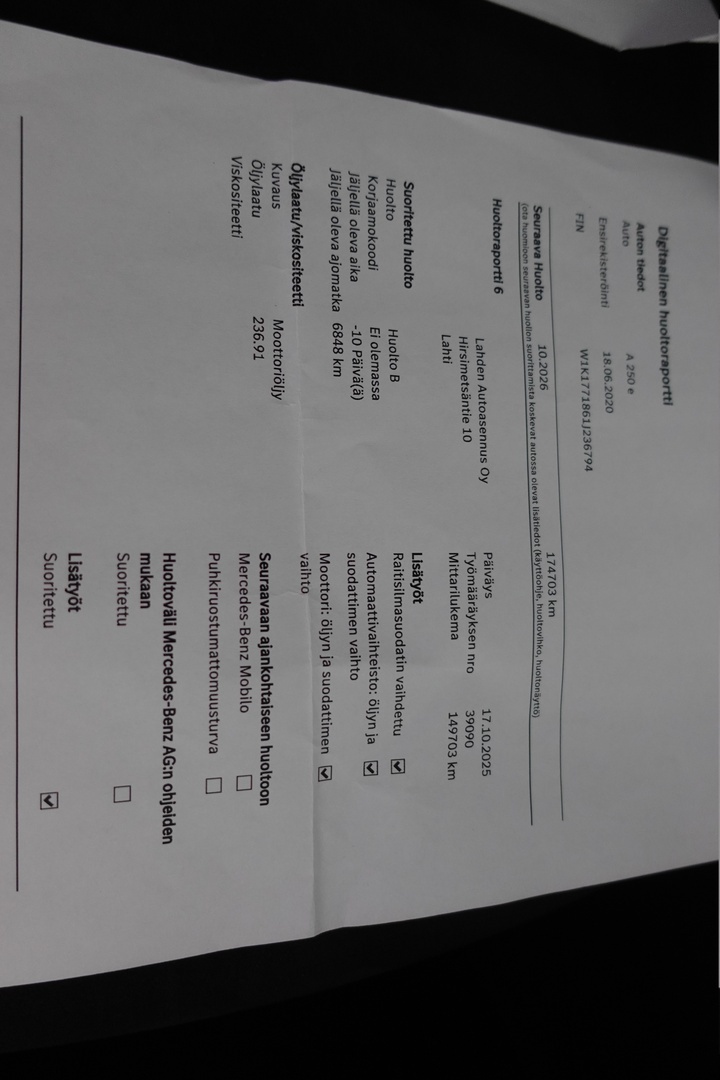 MERCEDES-BENZ A 2020