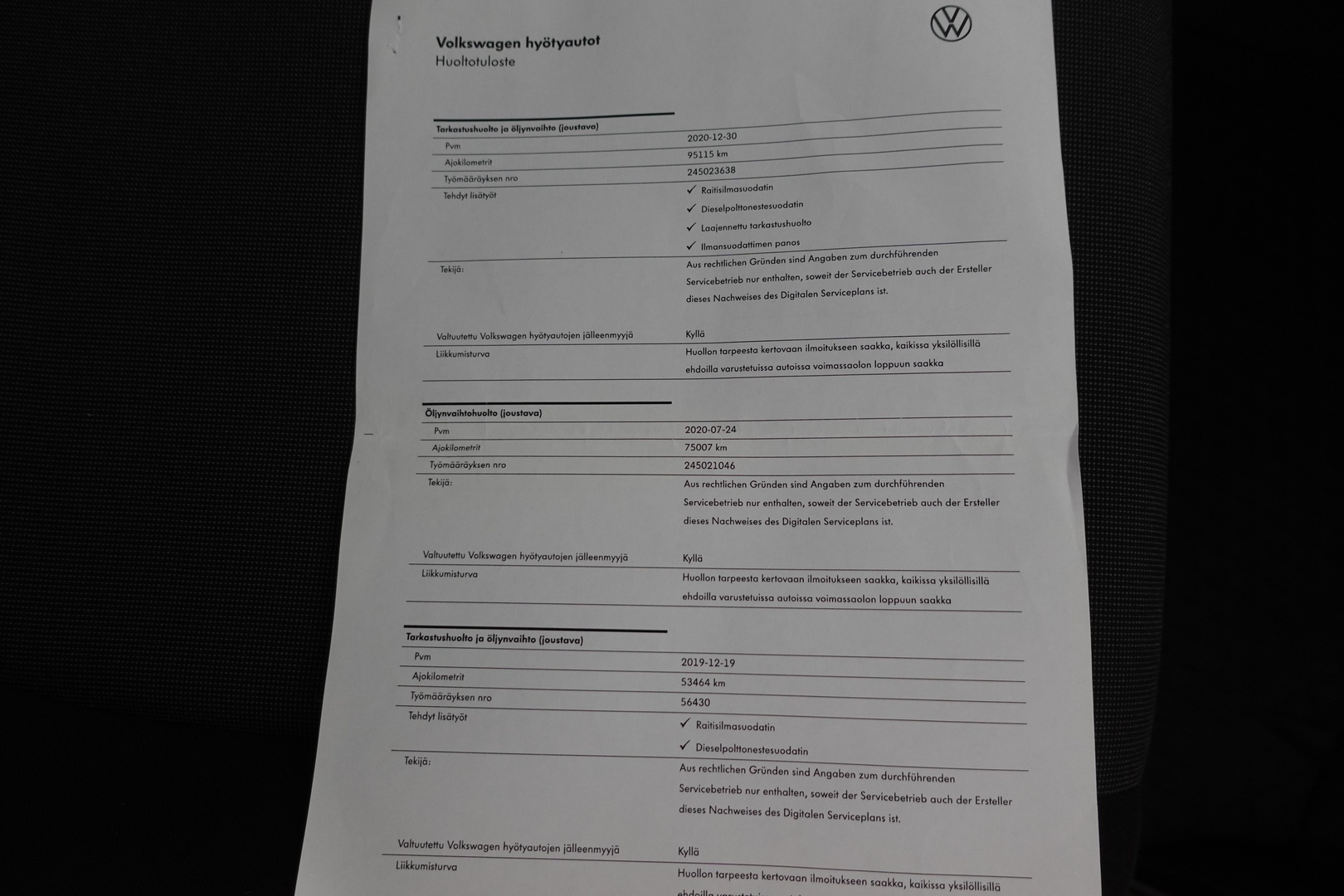 VOLKSWAGEN Transporter 2018