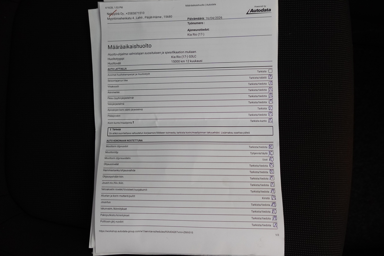 KIA Rio 2020
