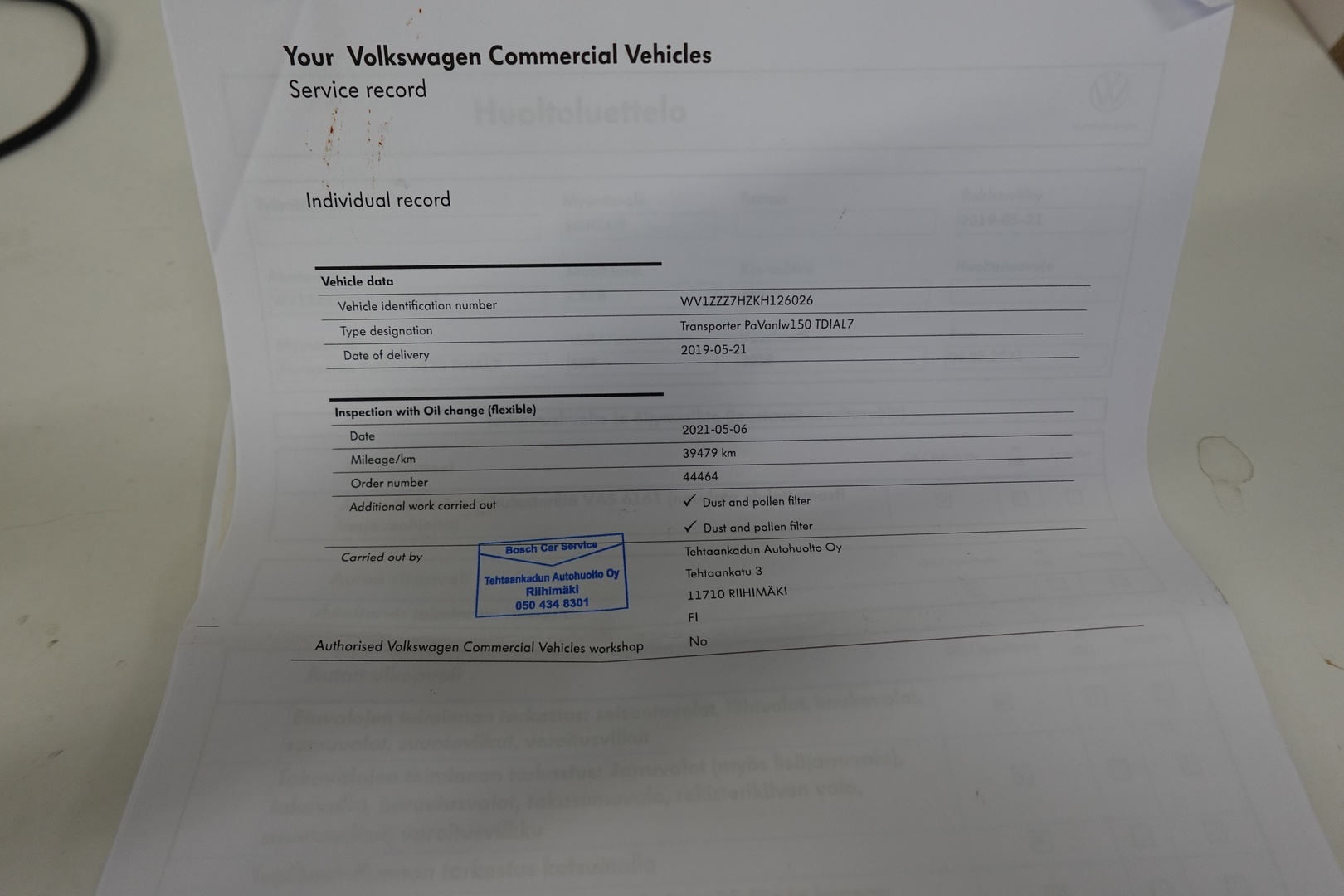 VOLKSWAGEN Transporter 33