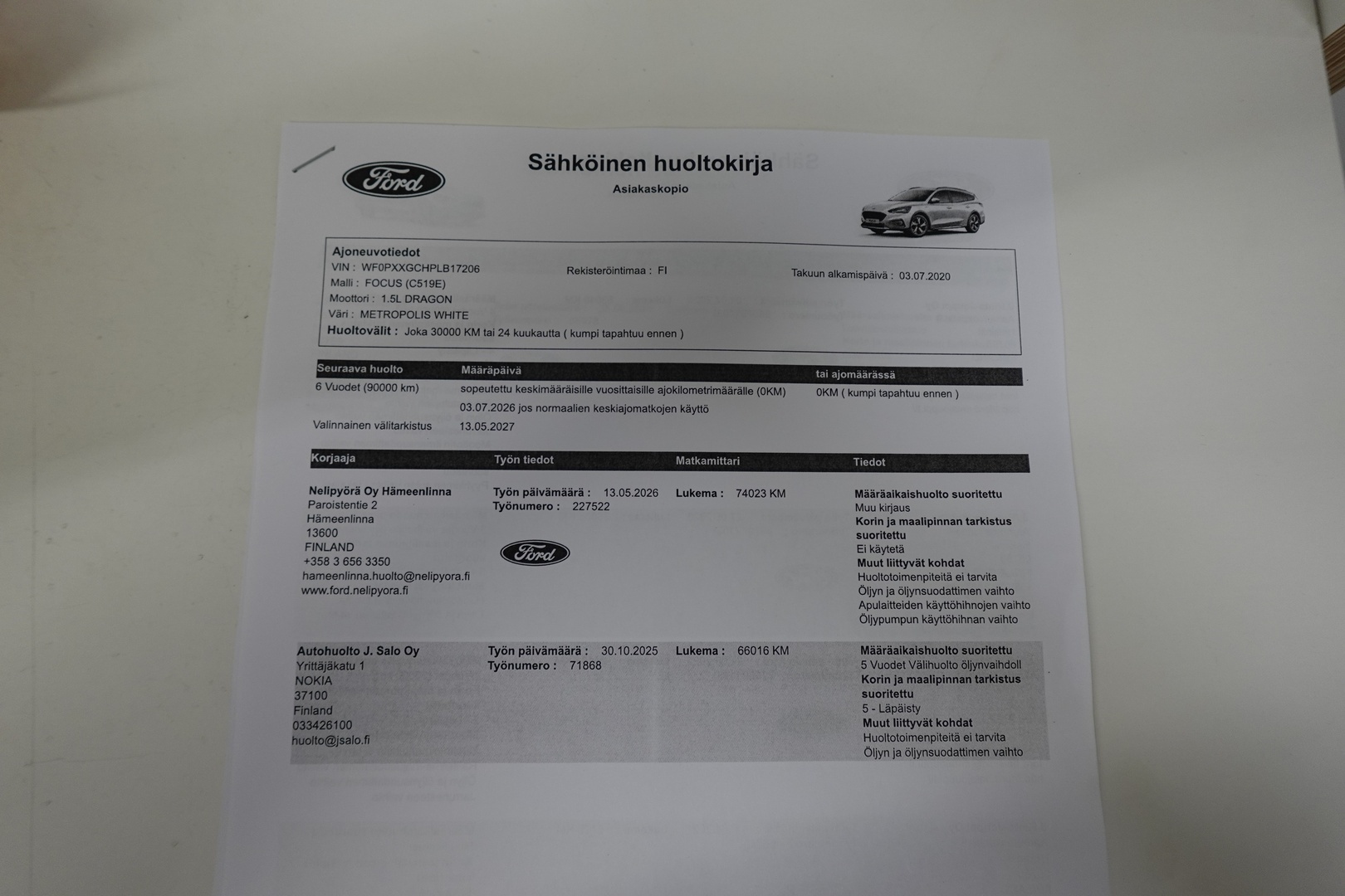 FORD Focus 2020