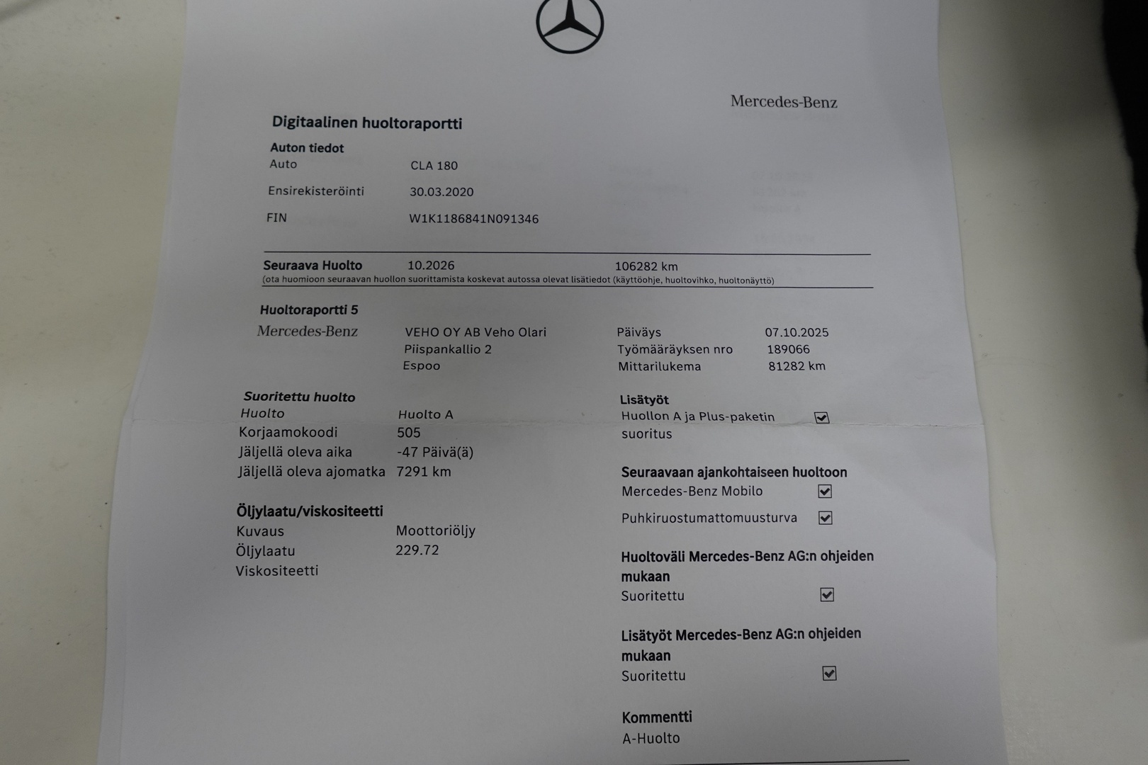 MERCEDES-BENZ CLA 40