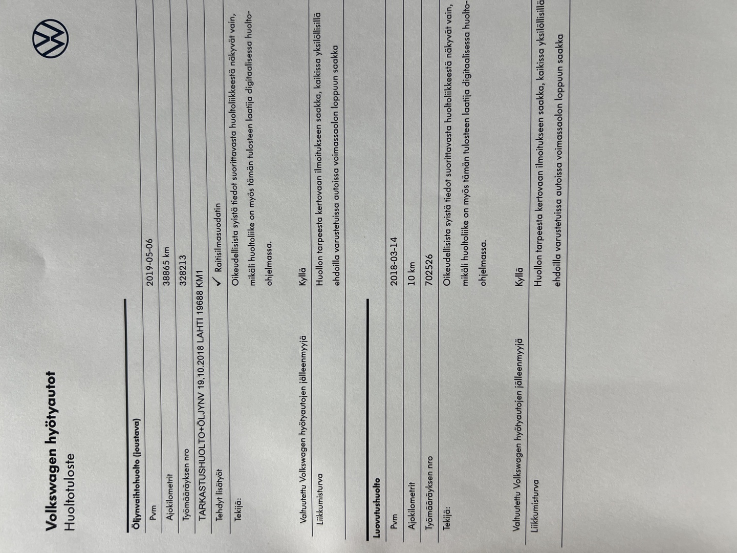 VOLKSWAGEN Transporter 2018