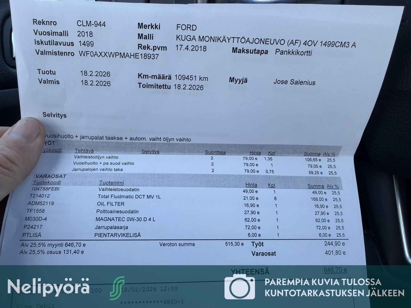 FORD Kuga 2018