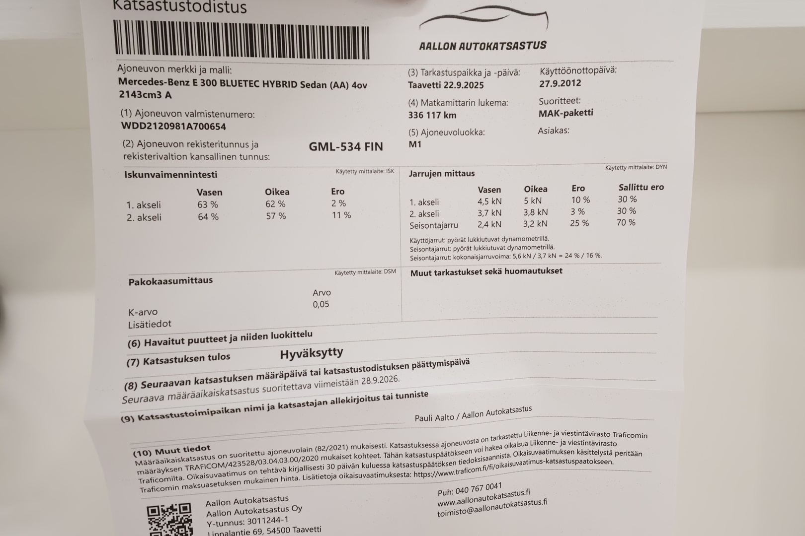 MERCEDES-BENZ E 2012