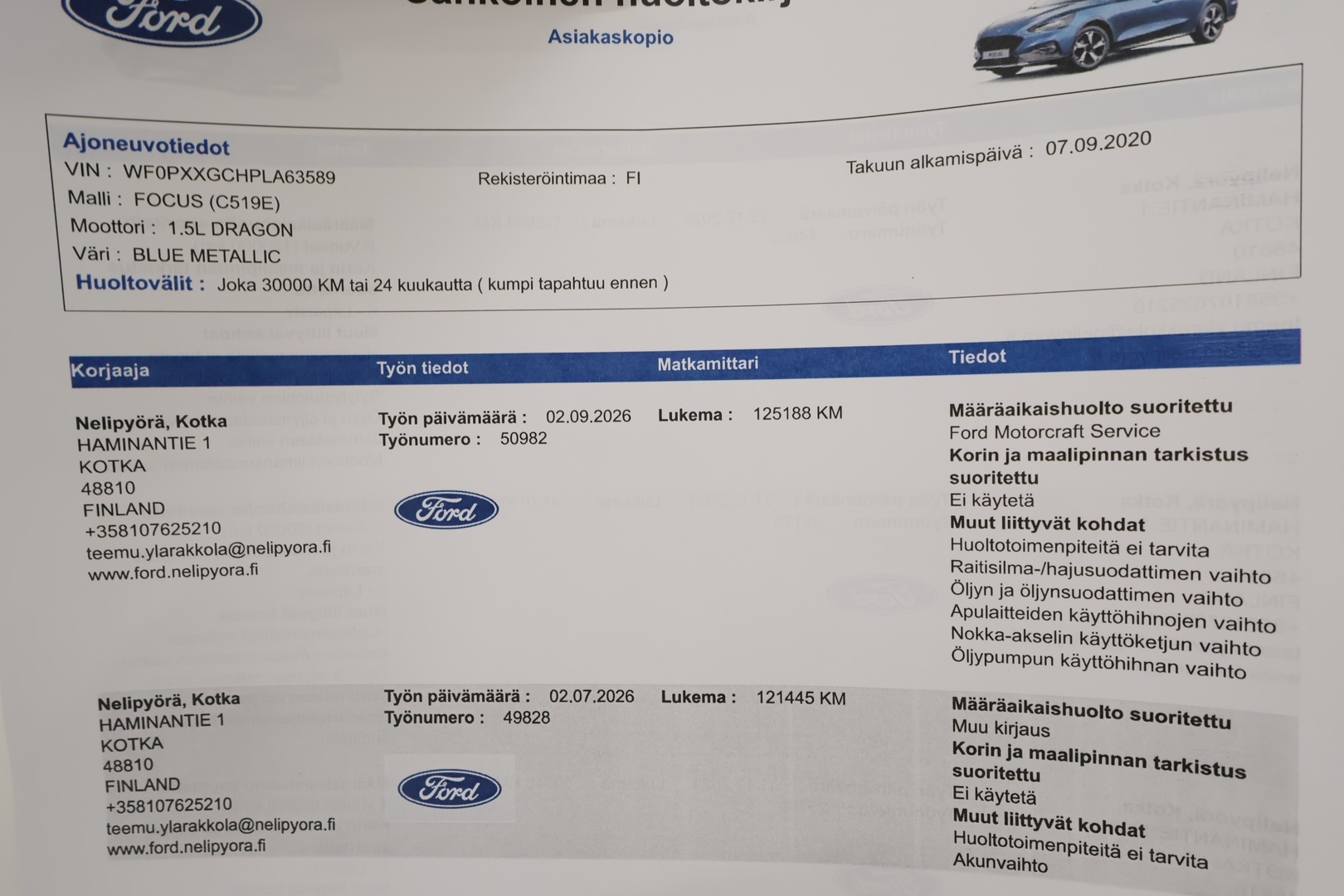 FORD Focus 2020