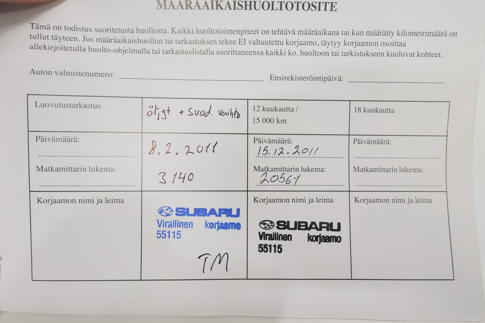 SUBARU Outback 2010