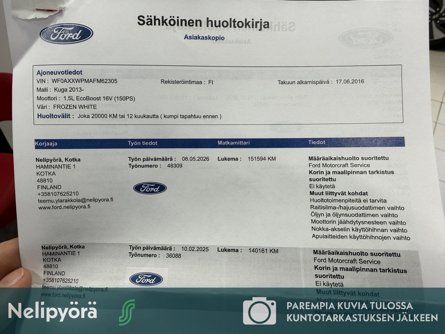 FORD Kuga 2016