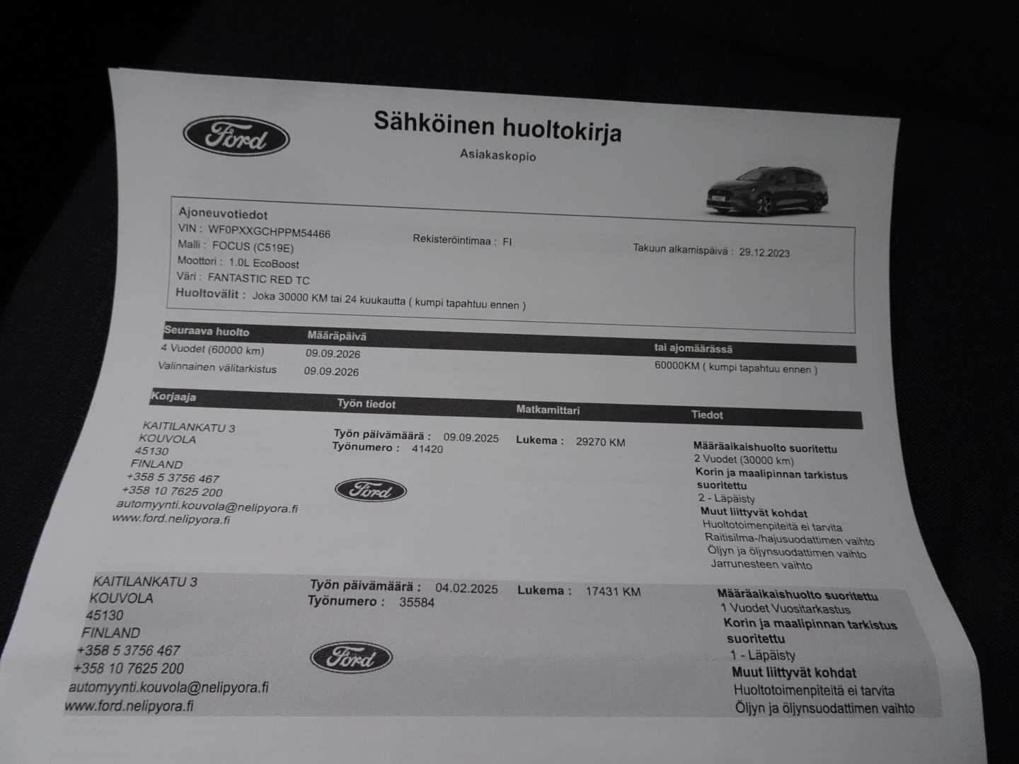 FORD Focus 2023