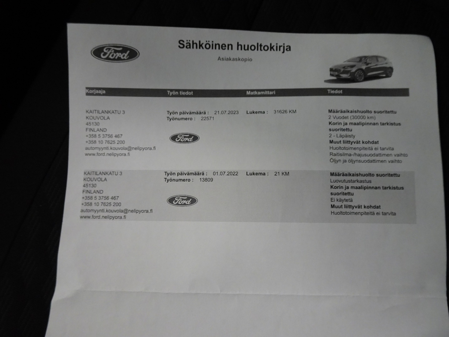FORD Fiesta 2022