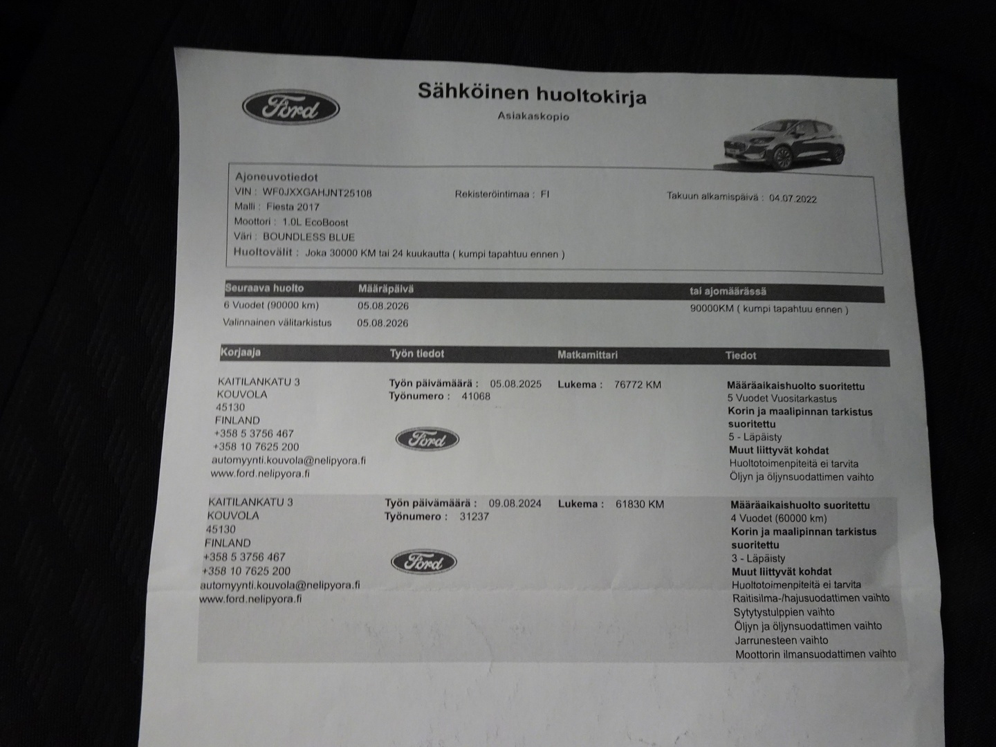 FORD Fiesta 2022