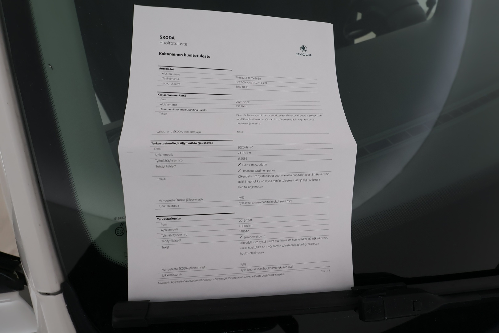 SKODA Octavia 2015