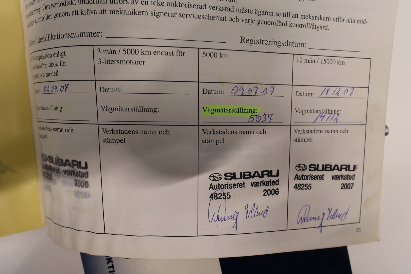 SUBARU Impreza 2007