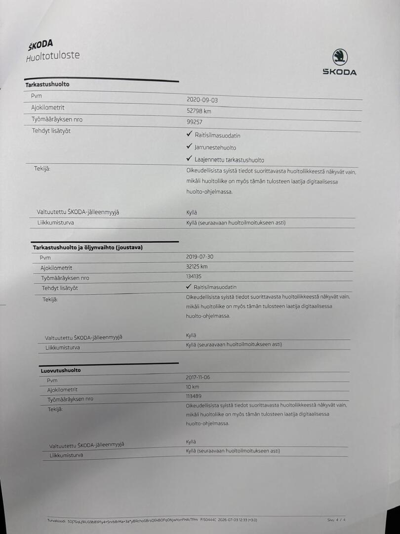 SKODA Octavia 2017