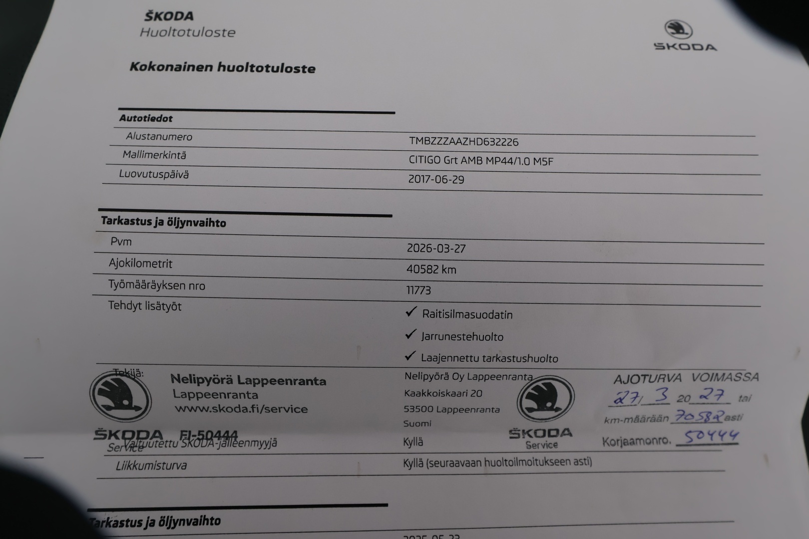 SKODA Citigo 2017