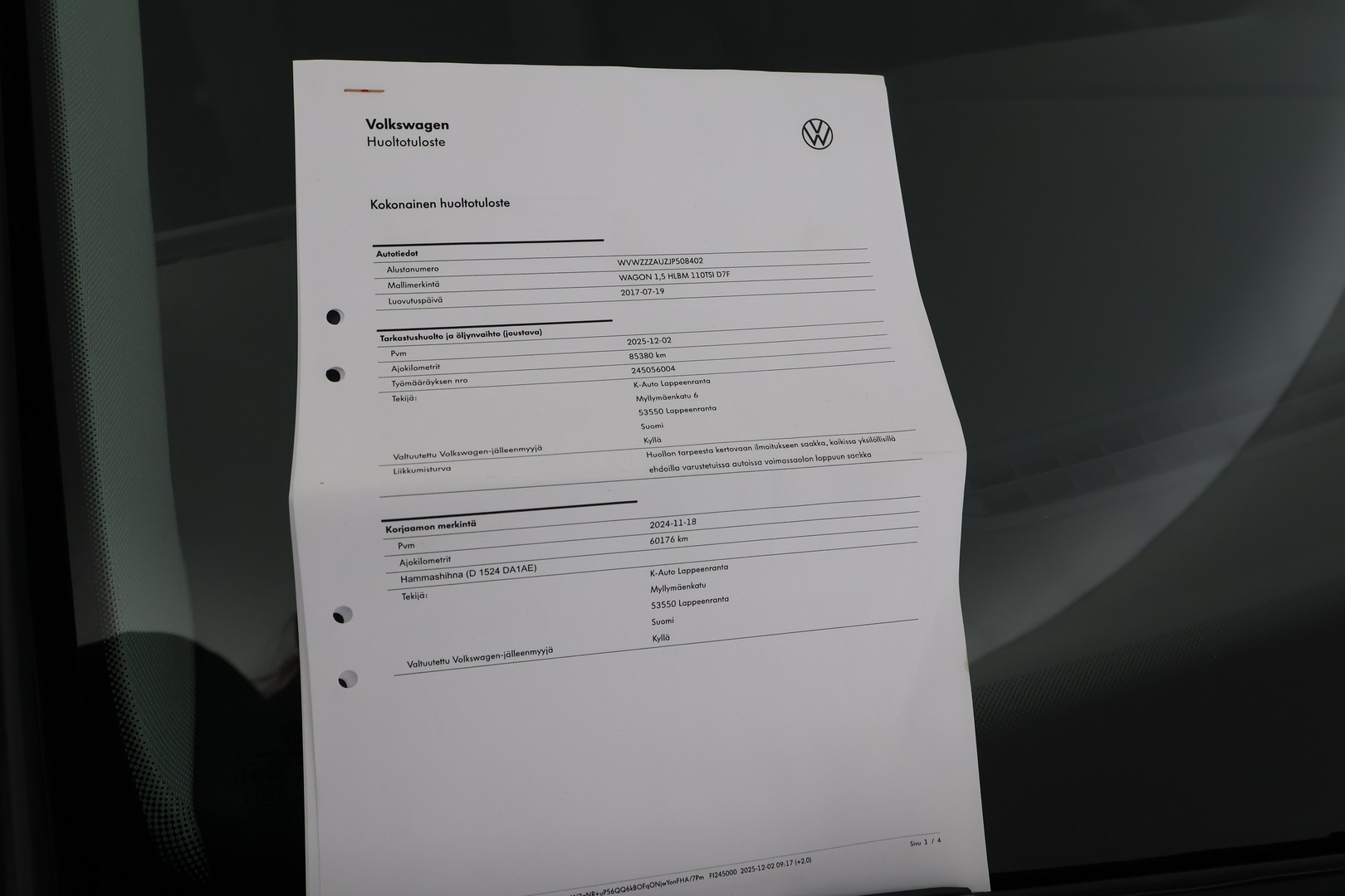 VOLKSWAGEN Golf 2017