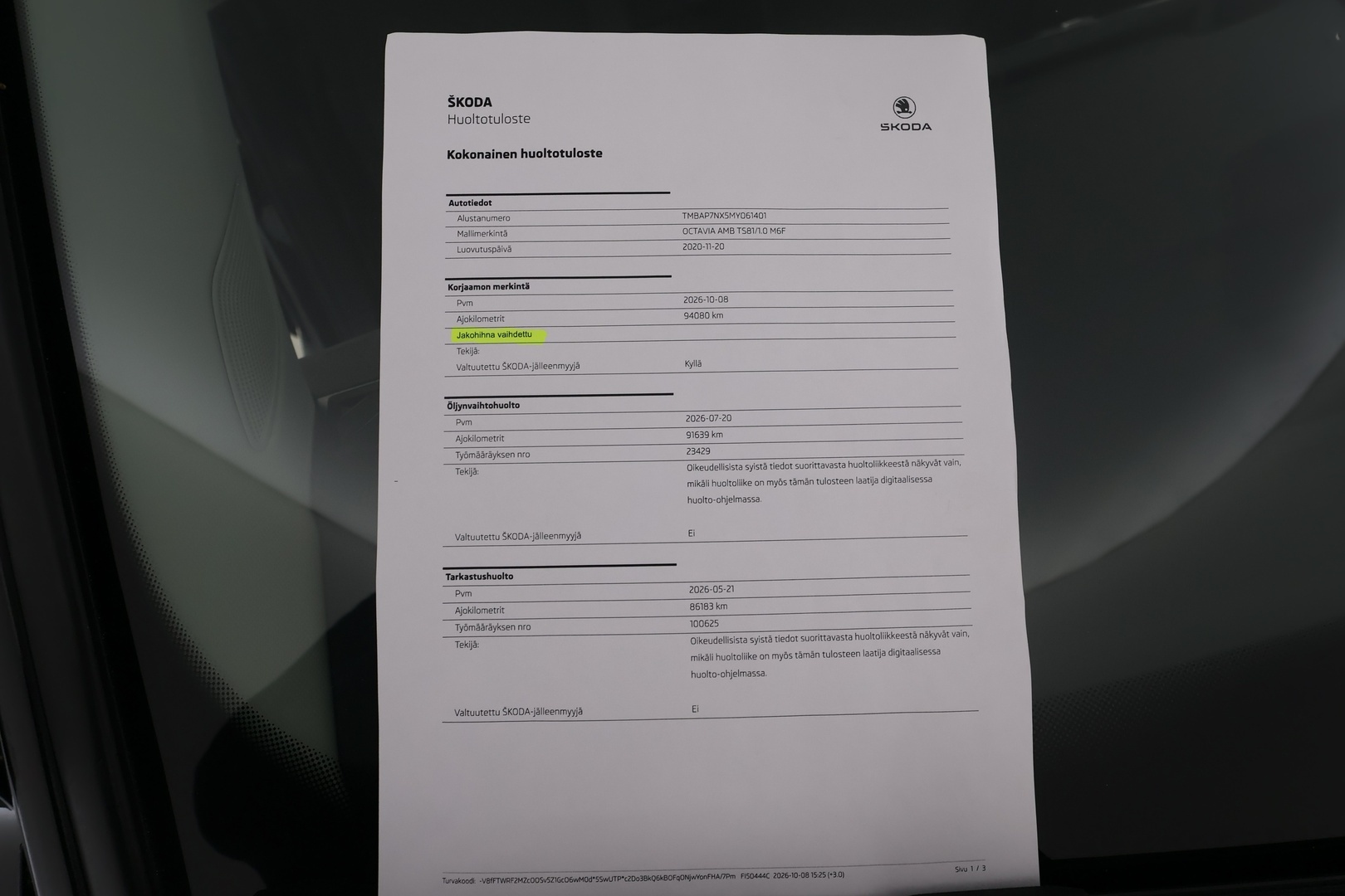 SKODA Octavia 2020