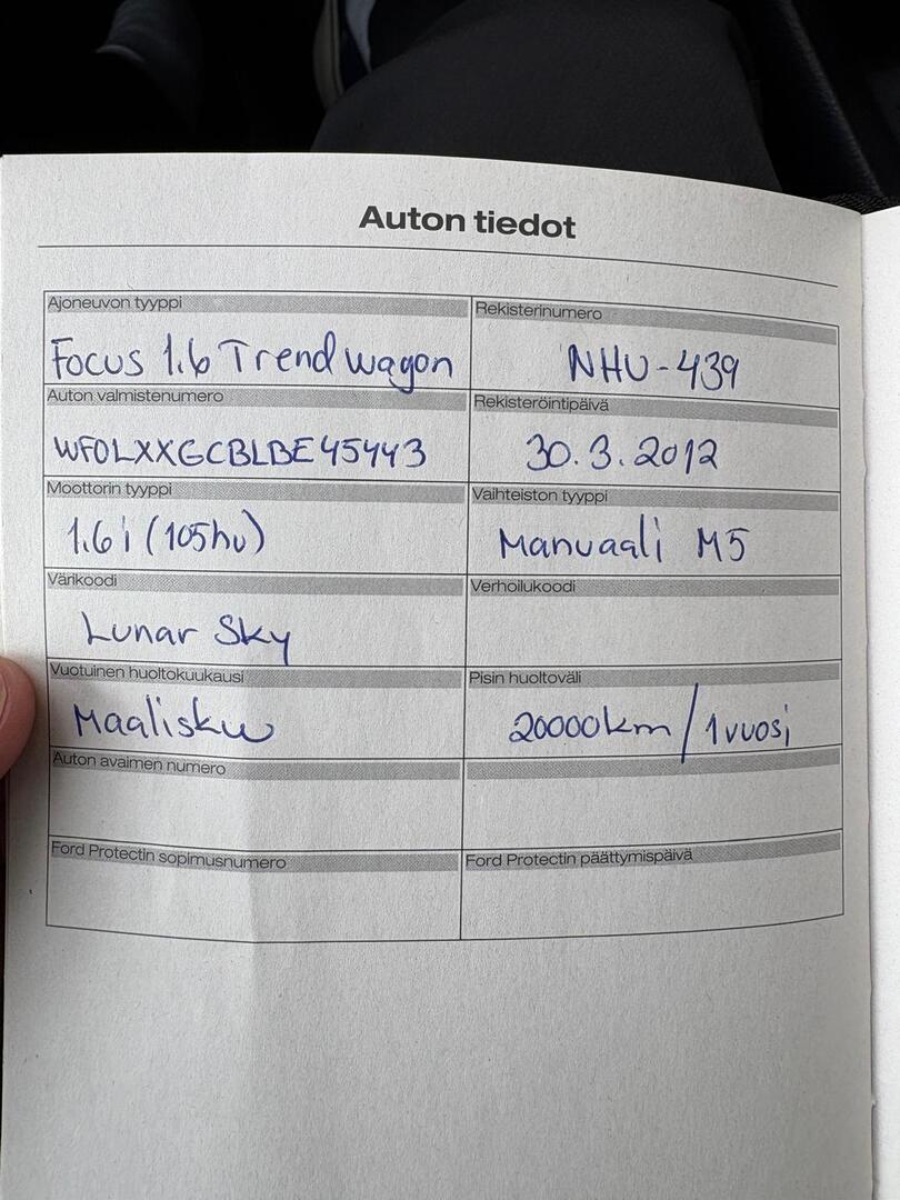 FORD Focus 12