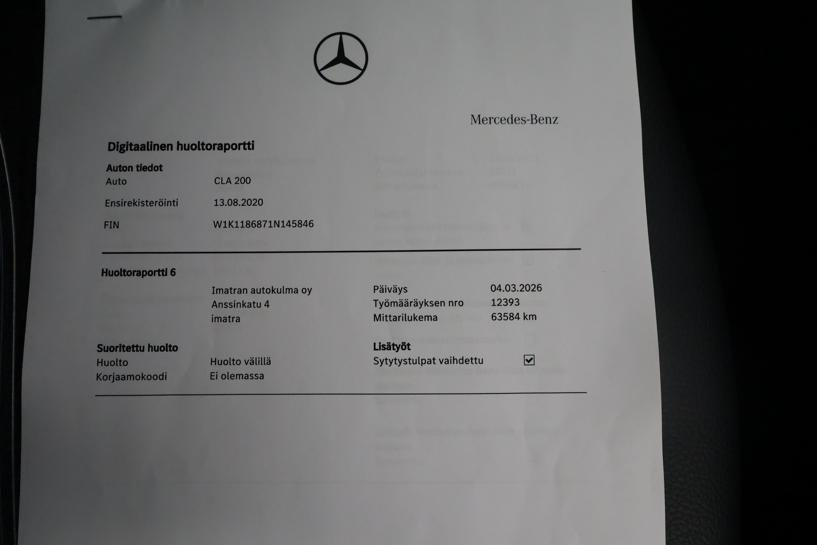MERCEDES-BENZ CLA 30
