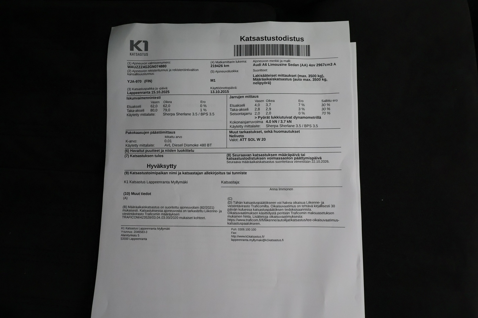 AUDI A6 2015