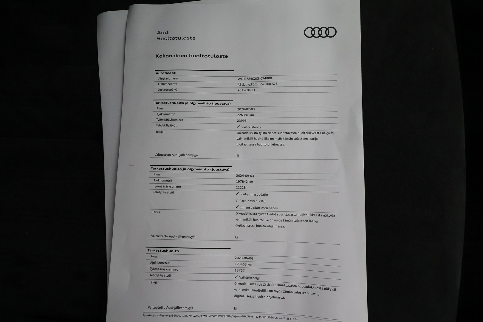 AUDI A6 2015