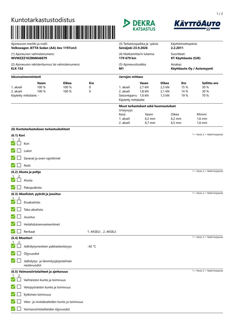 VOLKSWAGEN Jetta 6