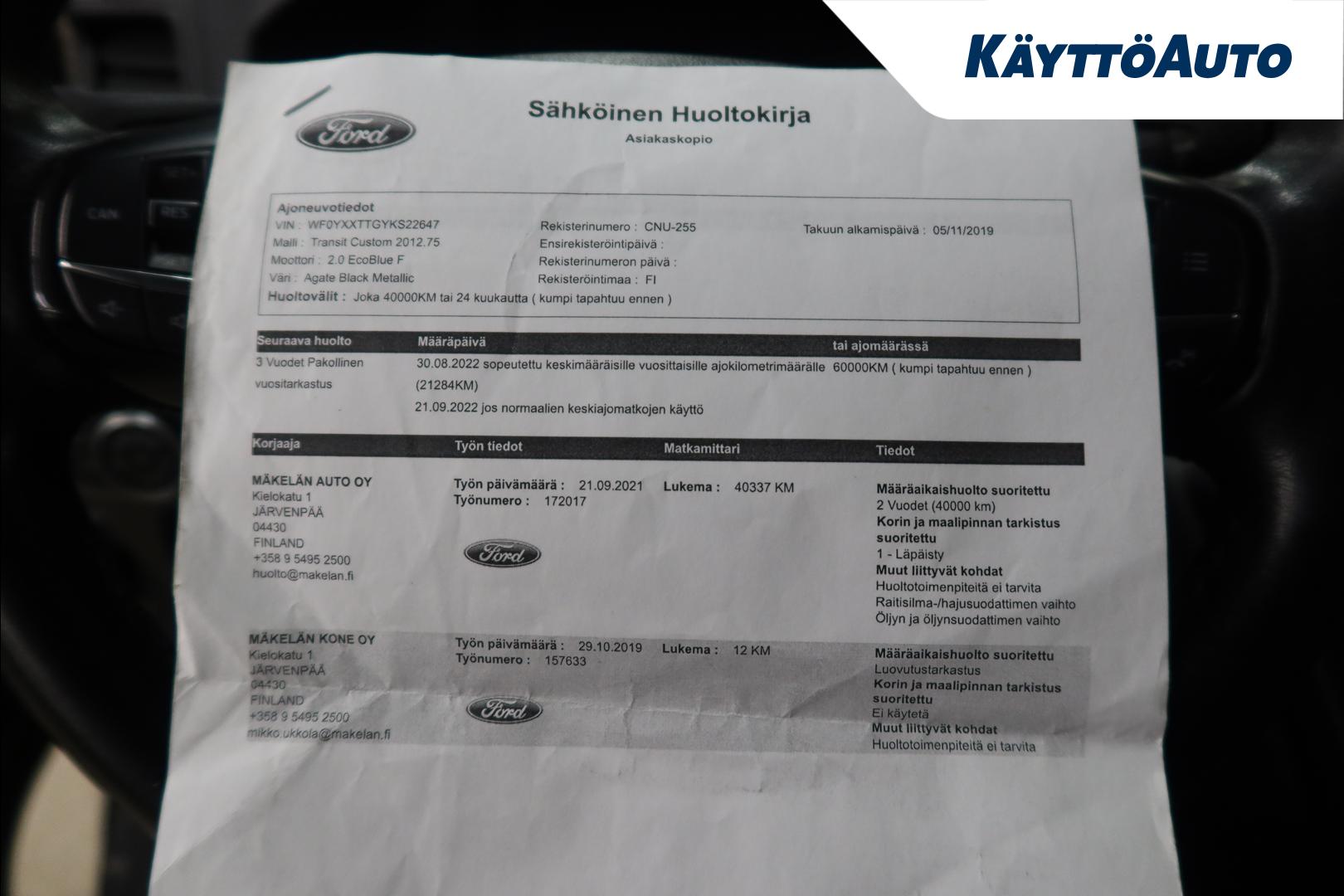 Ford Transit Custom 2019