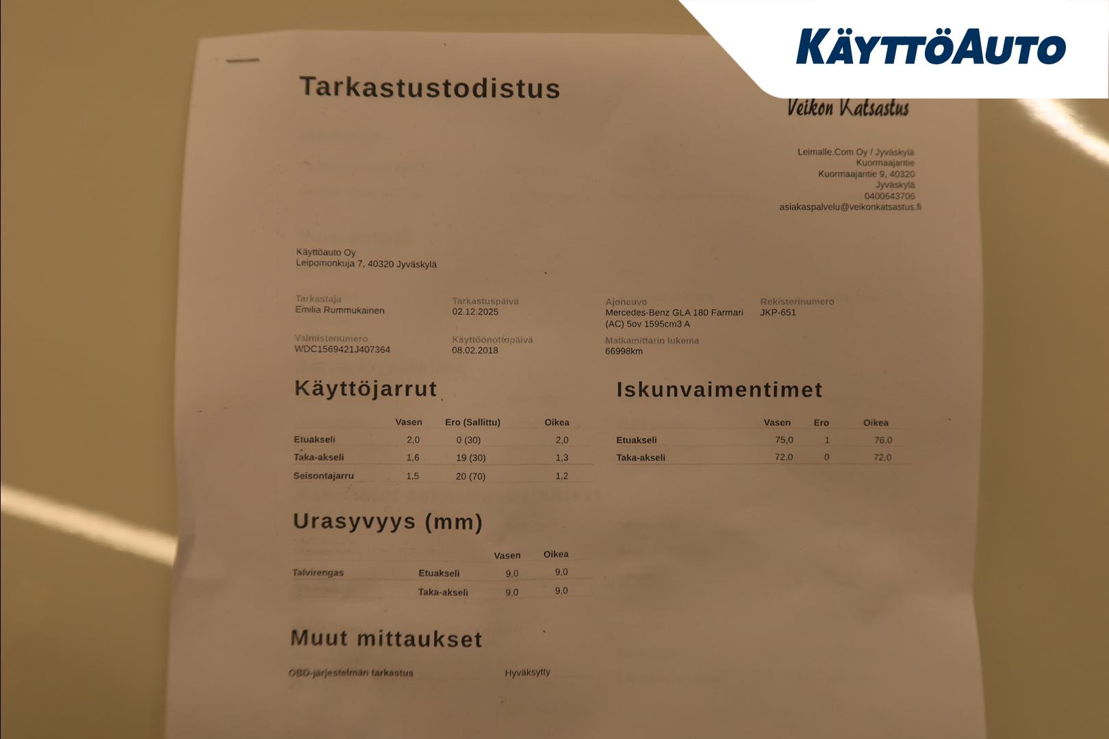 Mercedes-Benz GLA 2018