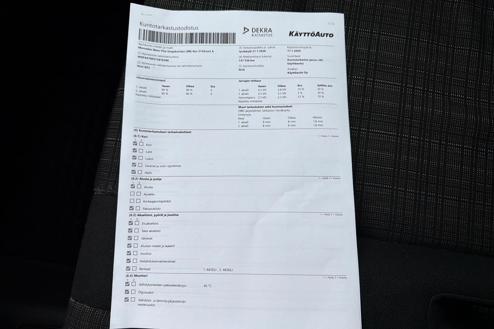 MERCEDES-BENZ Vito 2020