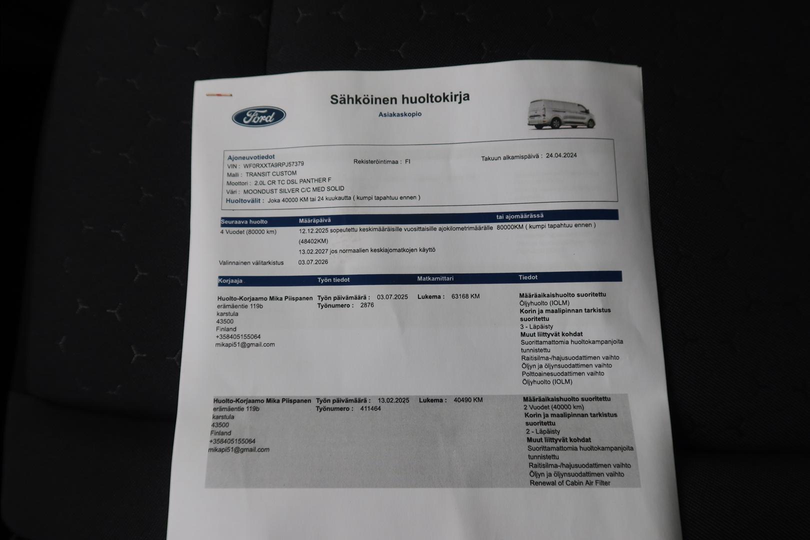 FORD Transit Custom 2024