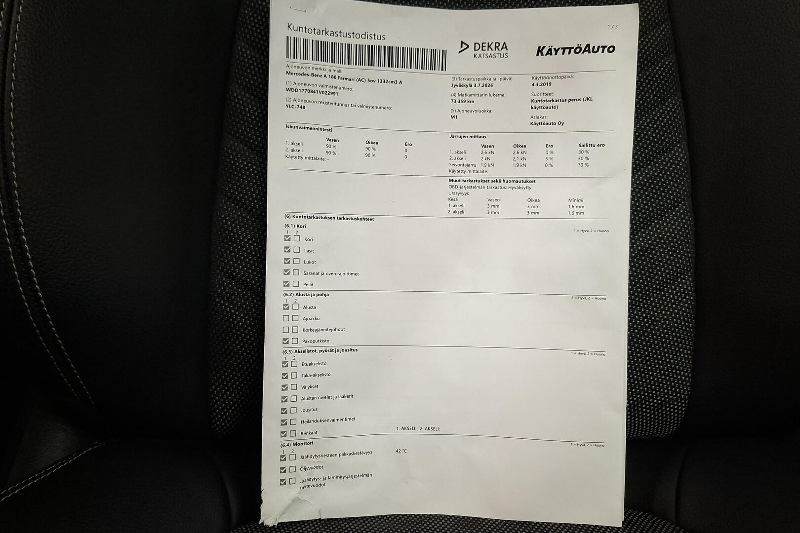 MERCEDES-BENZ A 2019