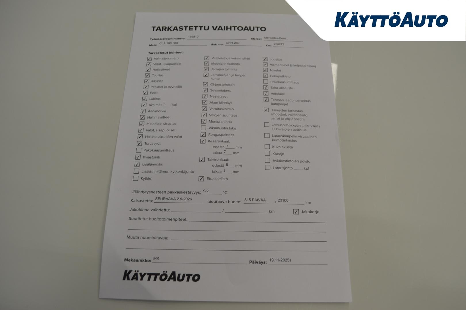 MERCEDES-BENZ CLA 2016