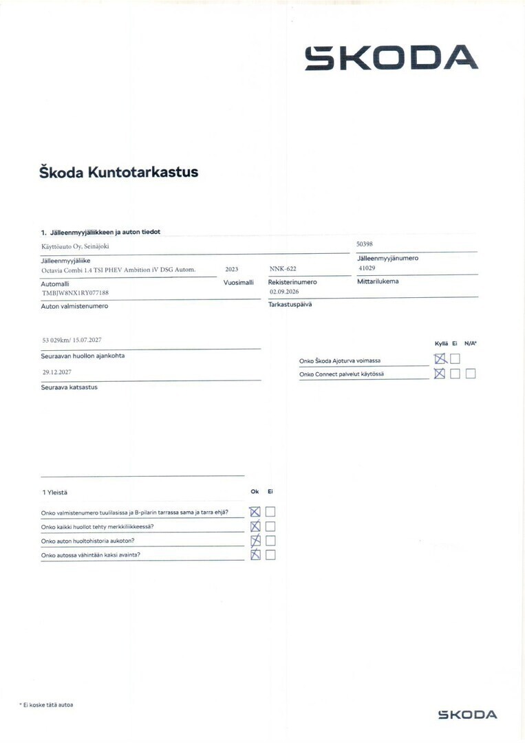 SKODA Octavia 2023