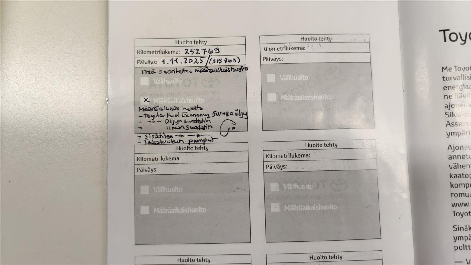 TOYOTA URBAN CRUISER 2011