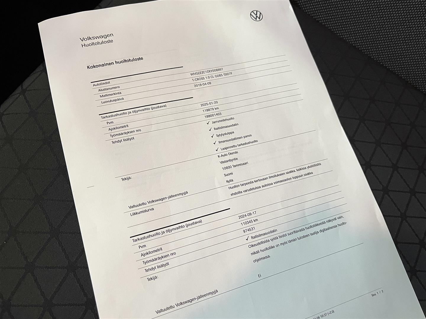 Volkswagen T-Cross 2019