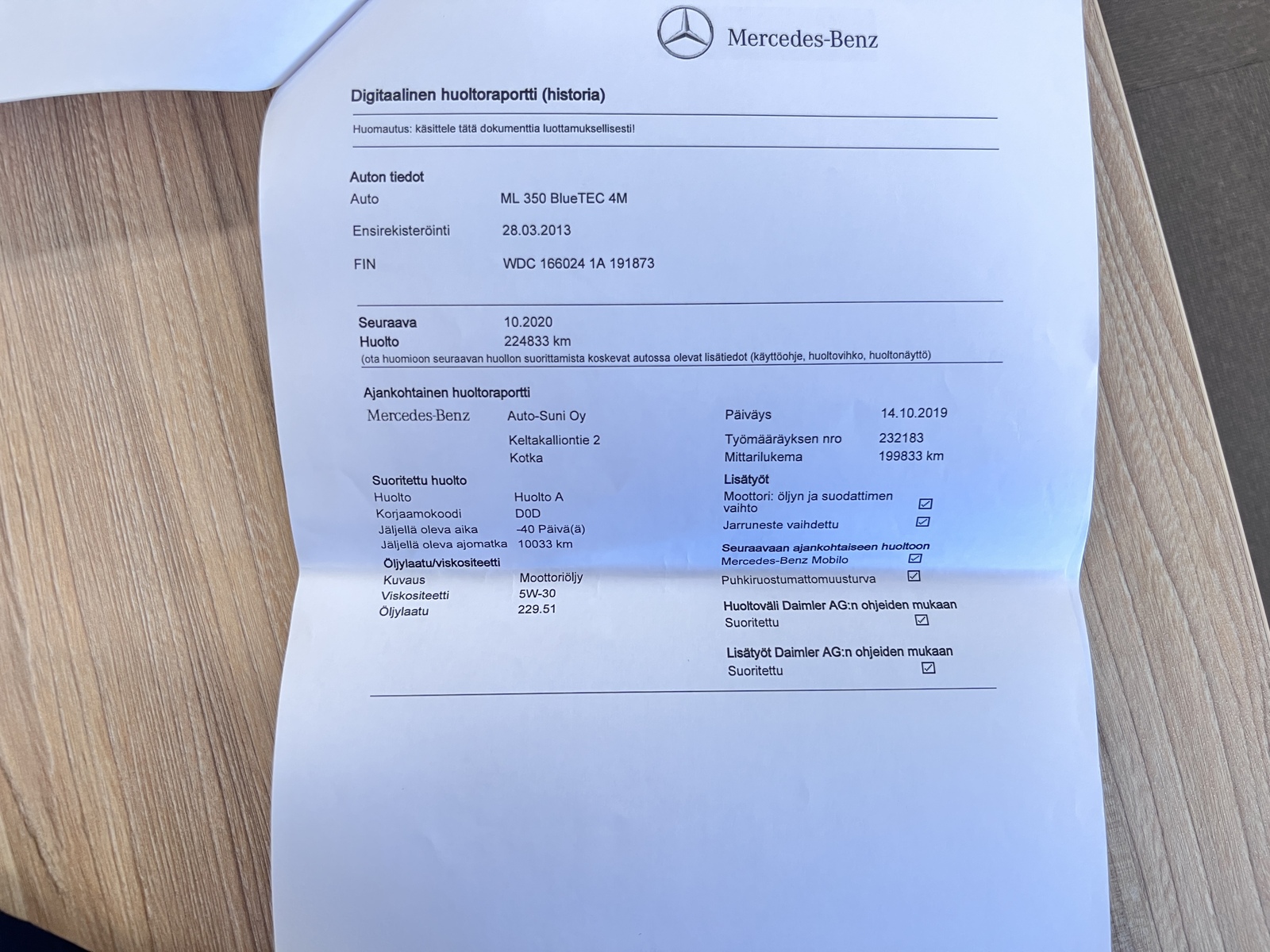 Mercedes-Benz ML 2013