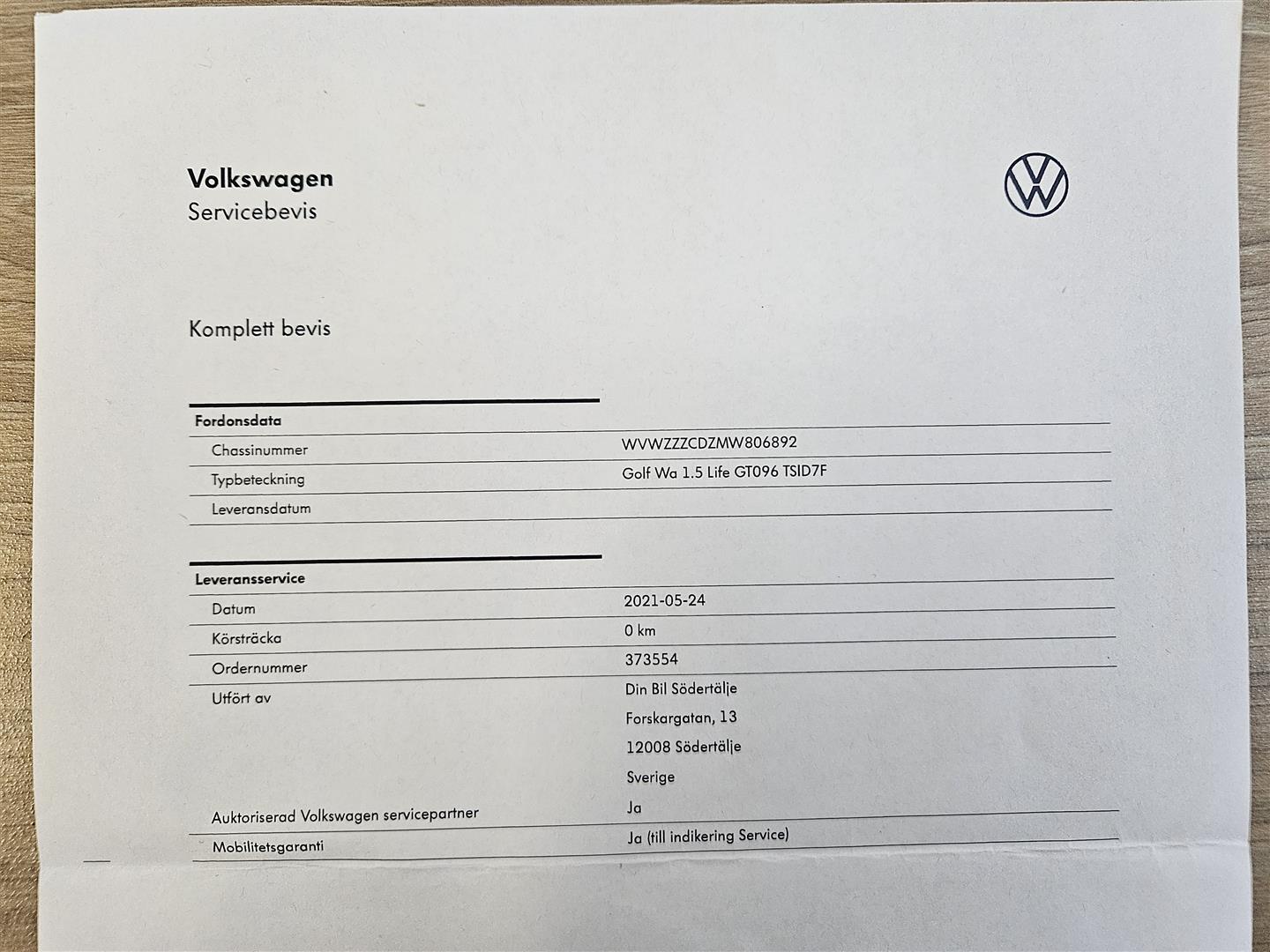 Volkswagen Golf 2021