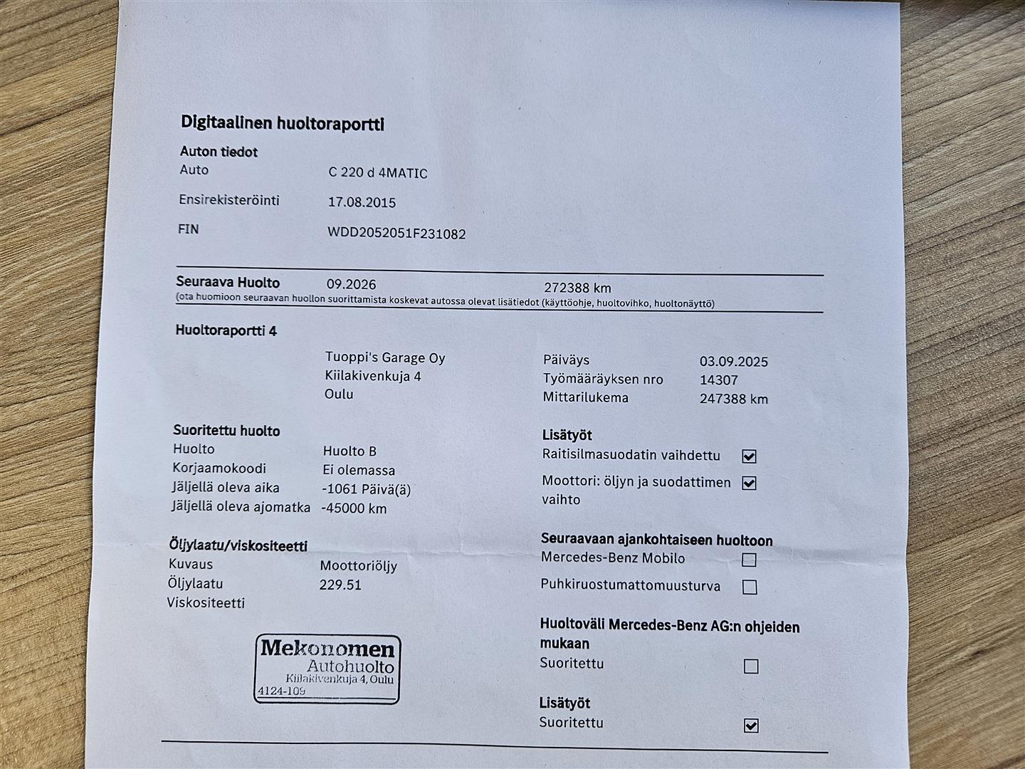 Mercedes-Benz C 2015