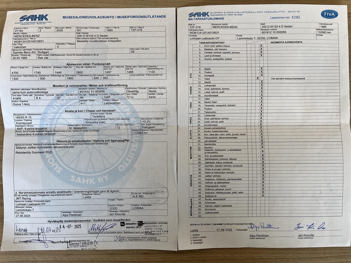 Mercedes-Benz 200 1985