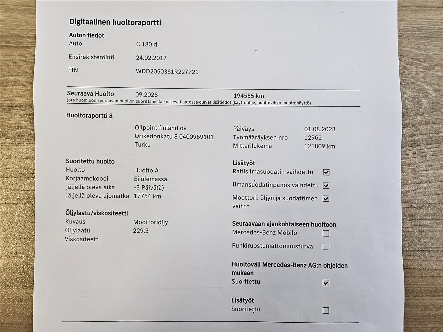 Mercedes-Benz C 2017