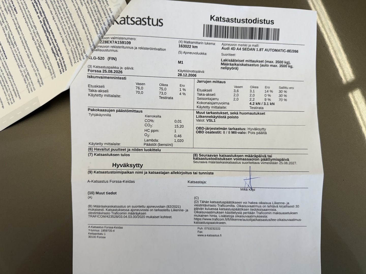 AUDI A4 2006