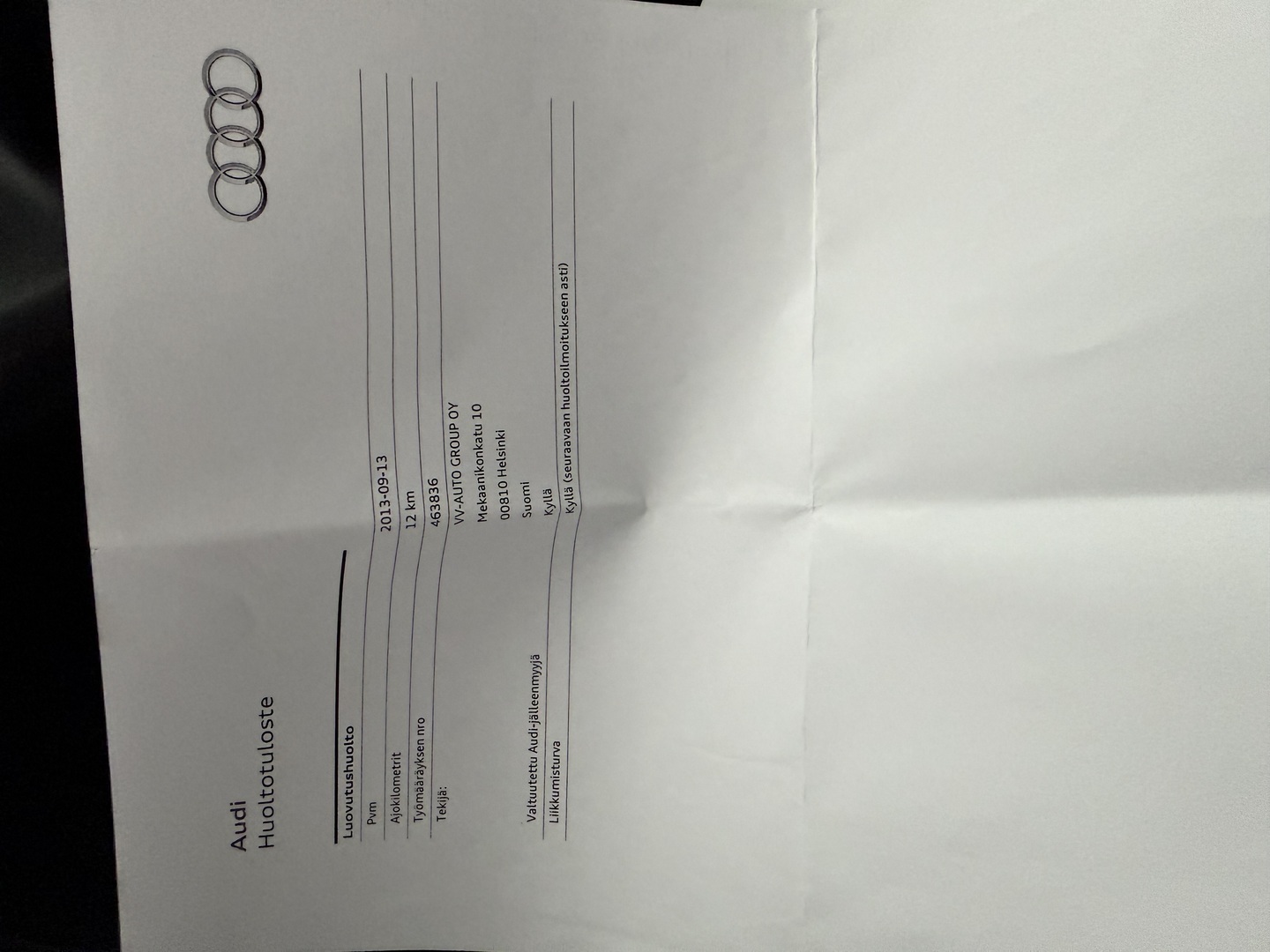 AUDI A4 2014