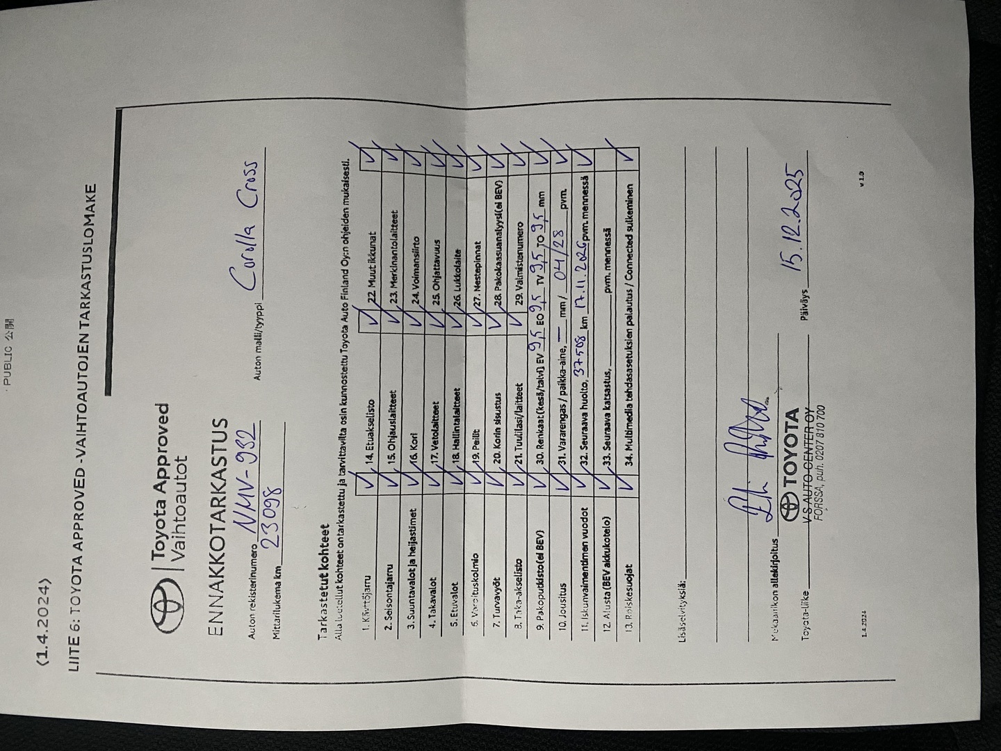 TOYOTA Corolla Cross 2022