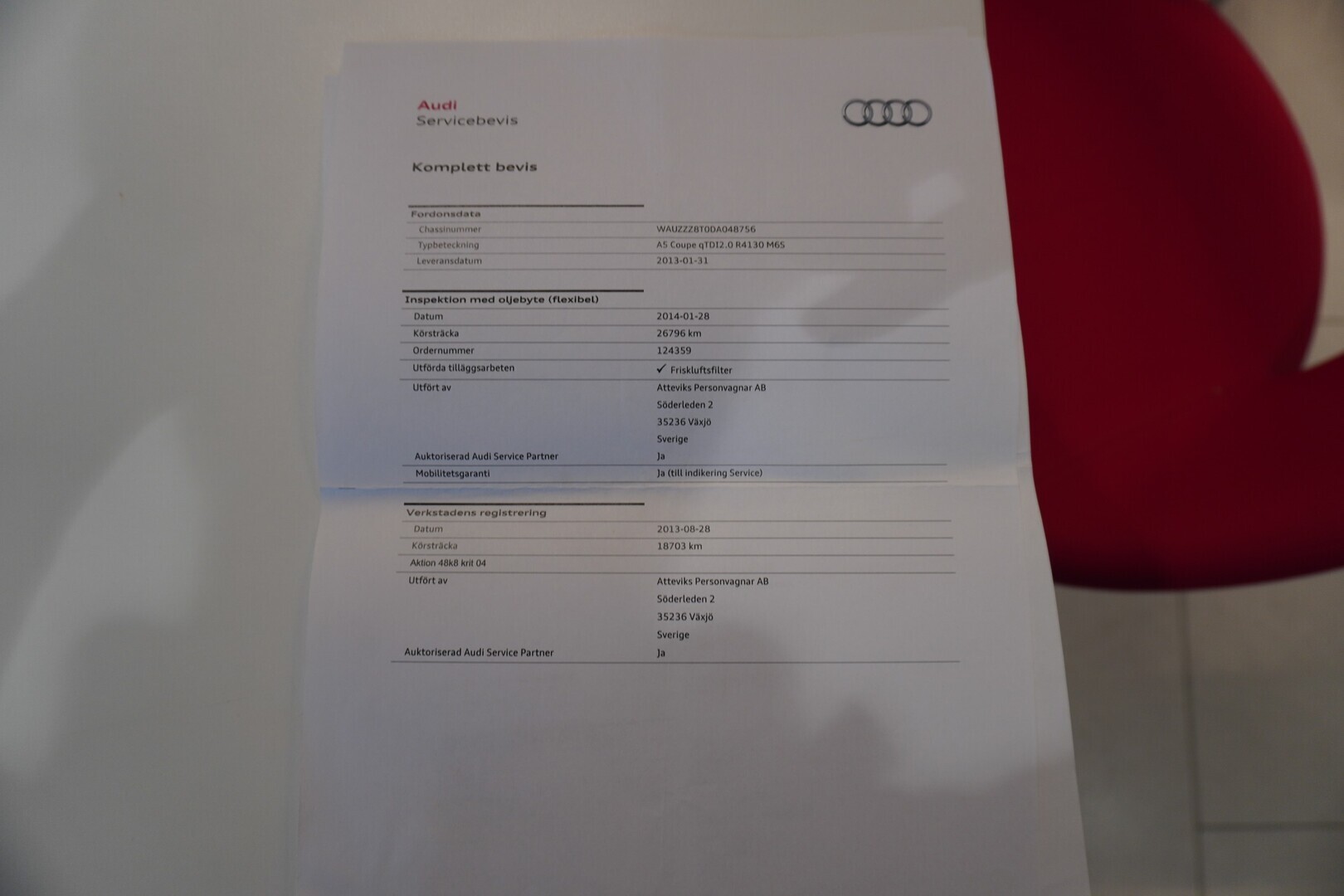 AUDI A5 2013