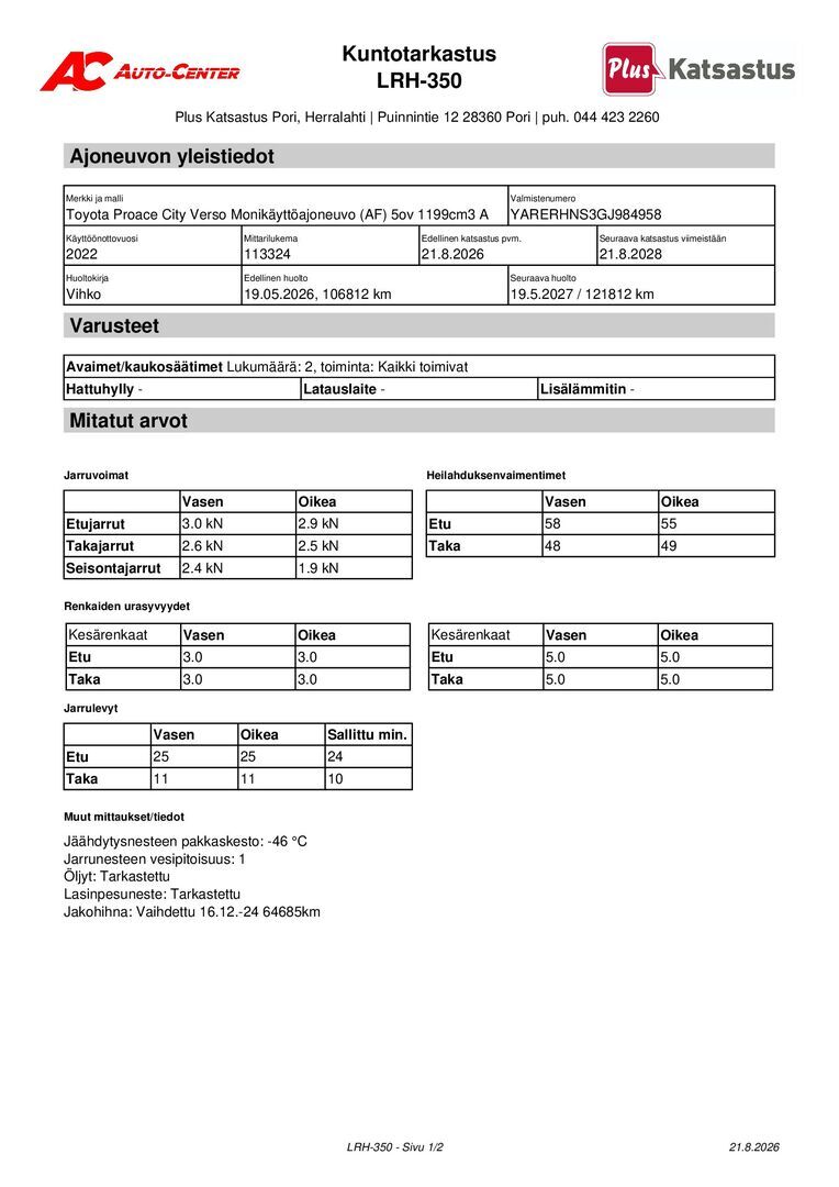 TOYOTA Proace CITY Verso 2022