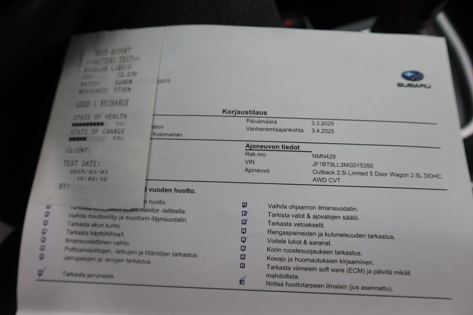SUBARU Outback 2022