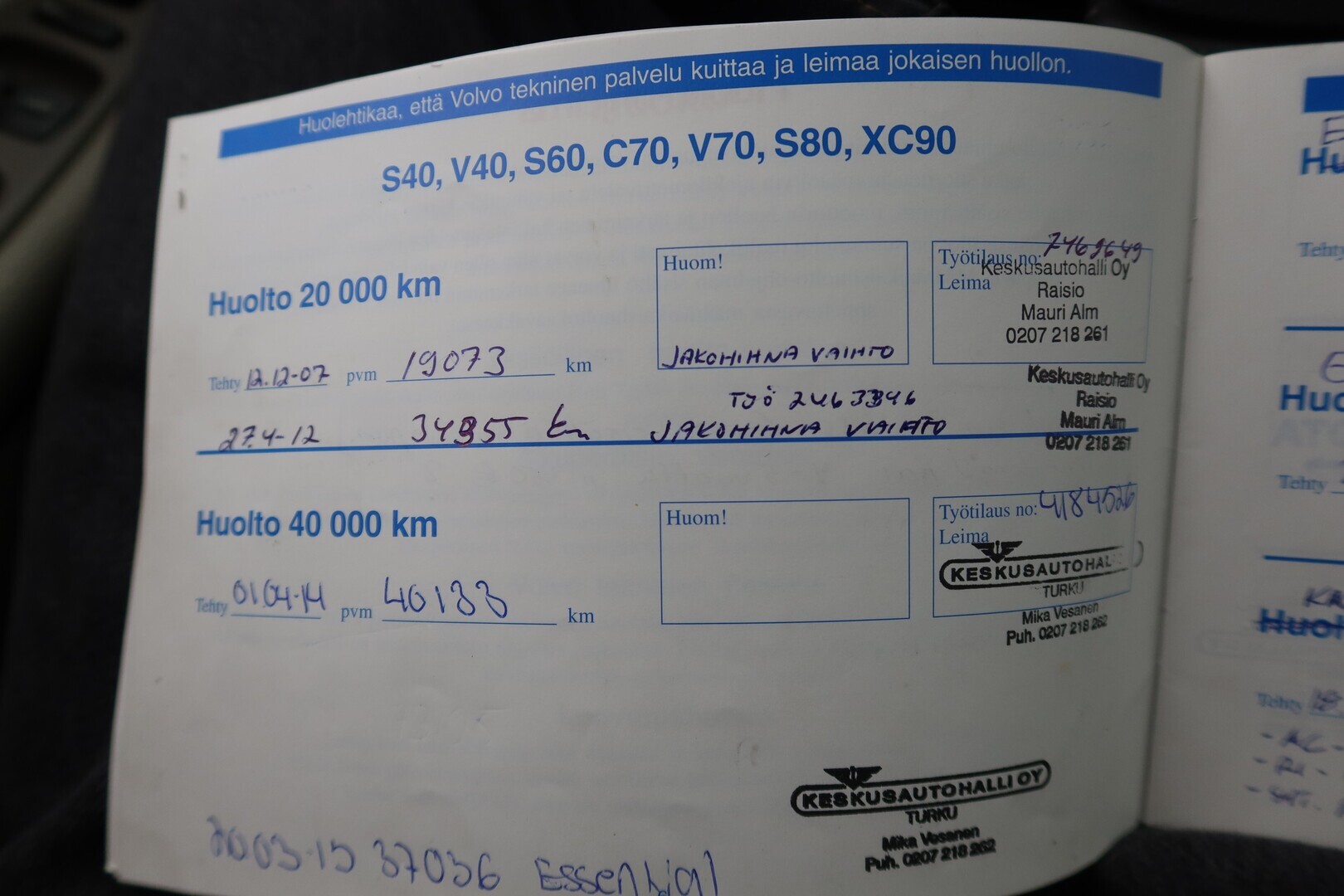 VOLVO S40 2004