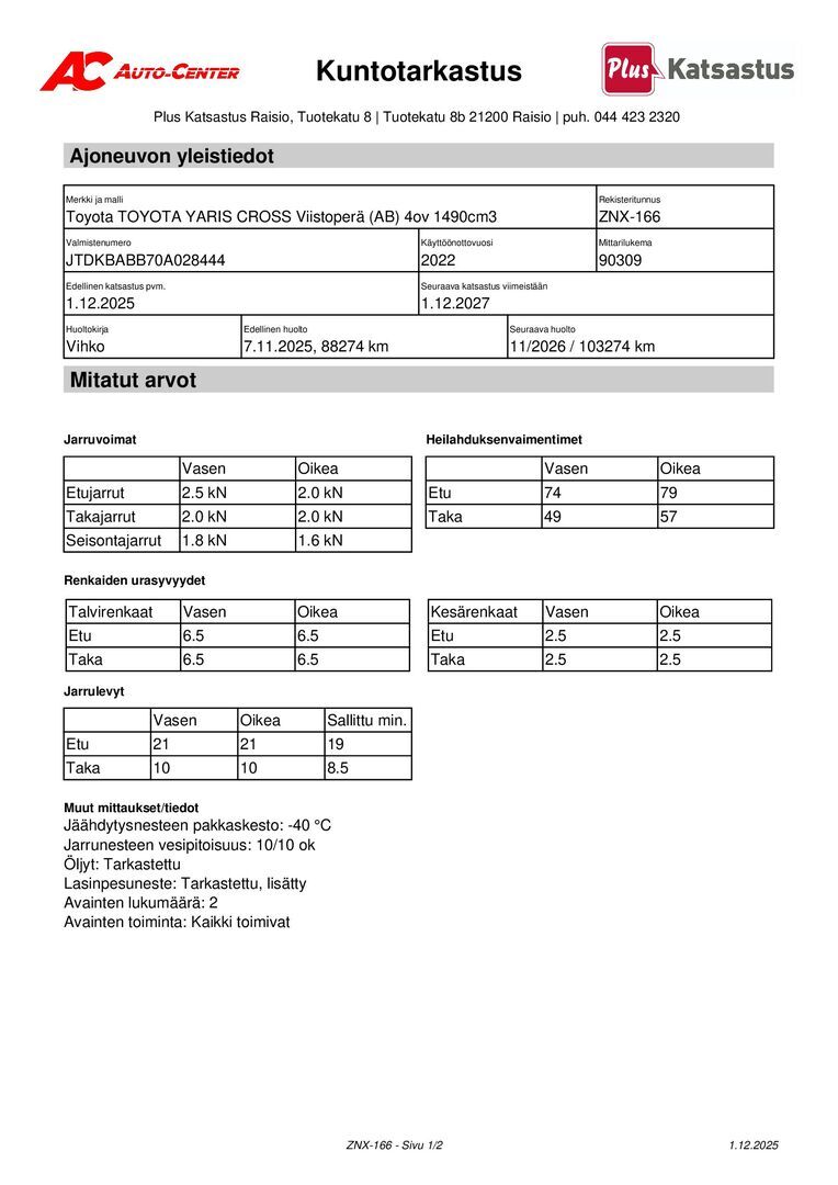 TOYOTA Yaris Cross 2022