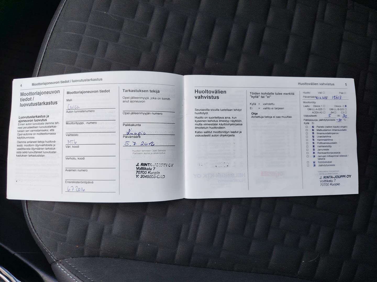 OPEL CORSA 2016