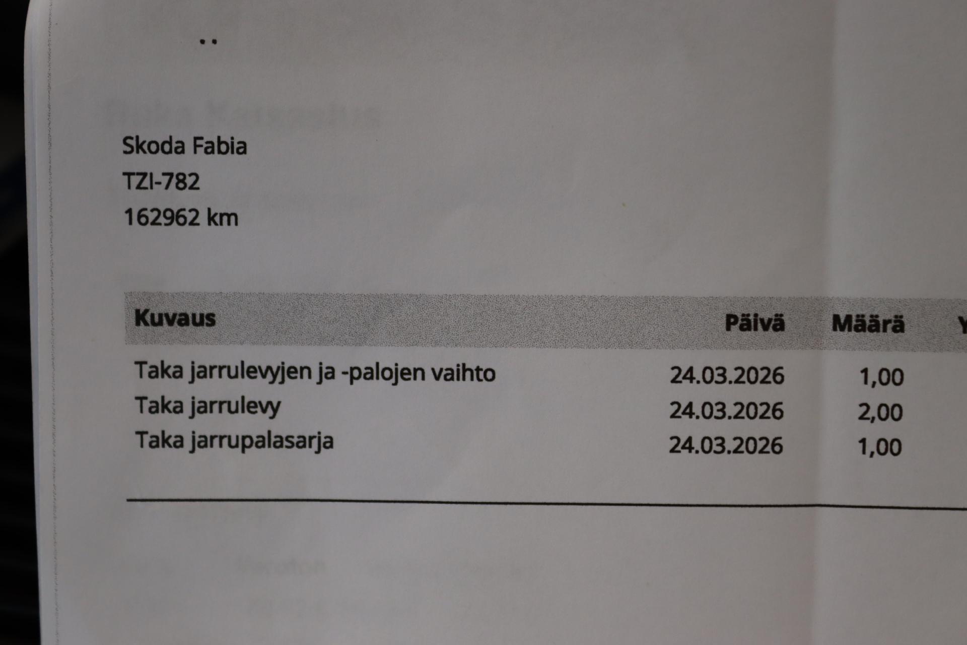 SKODA Fabia 2014